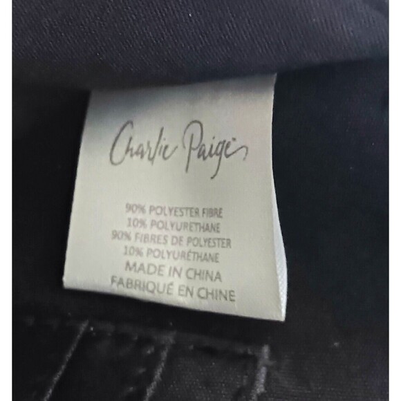 NEW Charlie Paige Blk Glitter Sparkle Wristlet Slim Pouch Zip Top 8X5 - Picture 6 of 6